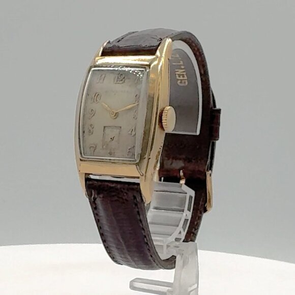 Vintage Longines Men's Mechanical Wristwatch 10 L Swiss 10k Gold Filled